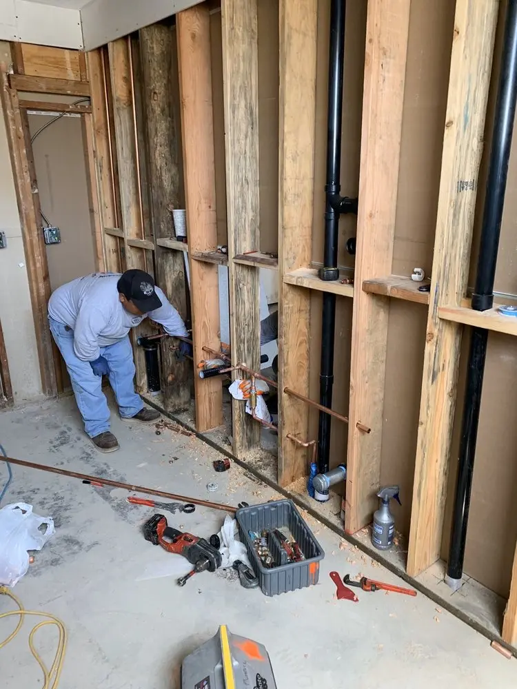 Commercial rough-in plumbing for Water Heater Replacement in Tellico Village